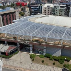 plato avm polikarbon çatı uygulaması
